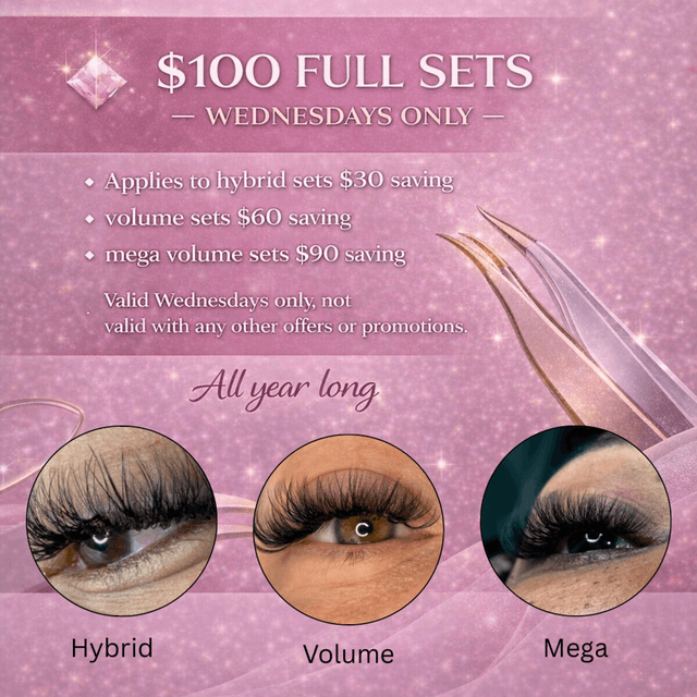 $100 Full Set Wednesdays at Jazzy Beauty in Milwaukee, WI